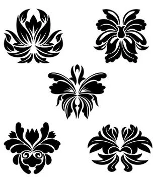 Flower patterns Stock Illustration