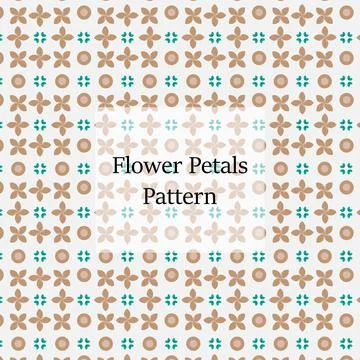 Flower petals pattern . beautiful natural background. vector illustration Stock Illustration