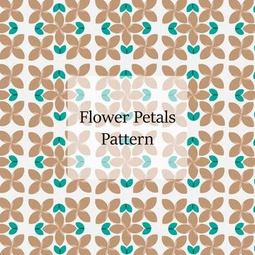 Flower petals pattern . beautiful natural background. vector illustration Stock Illustration