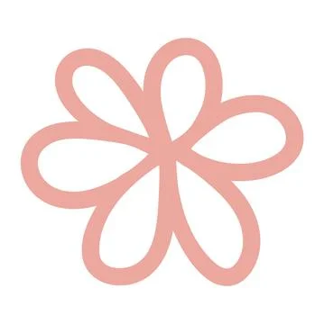 Flower pink card. Flower Easter vector illustration Stock Illustration