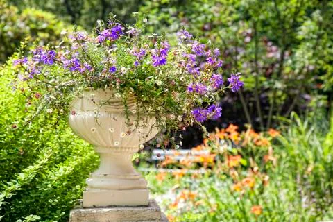 Flower planter Stock Photos