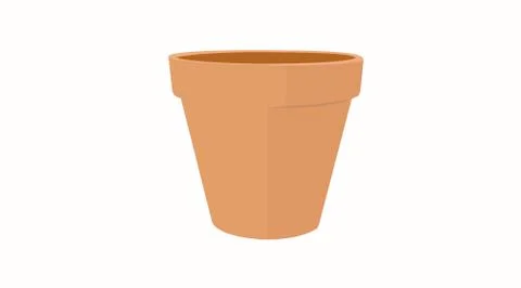 Flower Pot Illustrazione stock