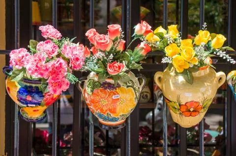 Flower pot Stock Photos