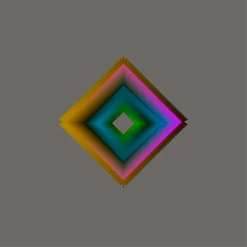 Flower rhombus paper Stock Illustration