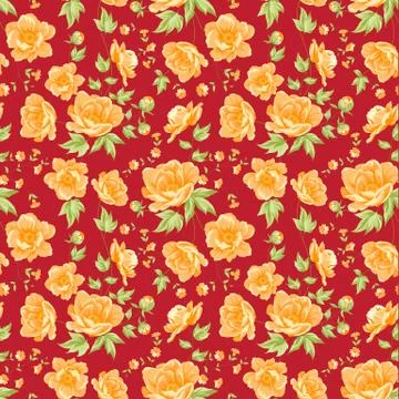 Flower samless pattern. Stock Illustration