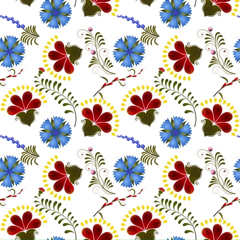 Flower seamless Stock Footage 103035644