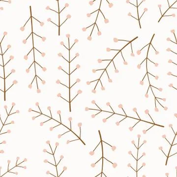 Flower seamless pattern background. Vector illustration. Stock Illustration