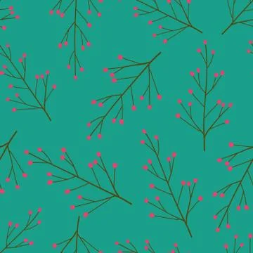 Flower seamless pattern background. Vector illustration. Stock Illustration