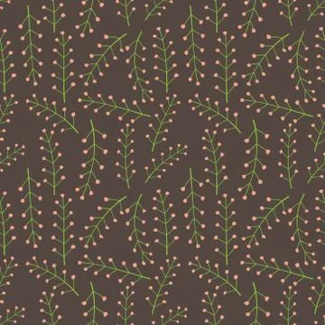 Flower seamless pattern background. Vector illustration. Stock Illustration