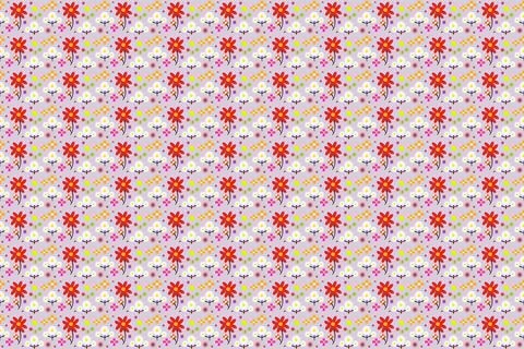 Flower seamless pattern Stock Illustration