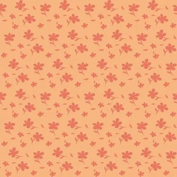 Flower seamless pattern Stock Illustration