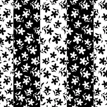 Flower seamless pattern Stock Illustration