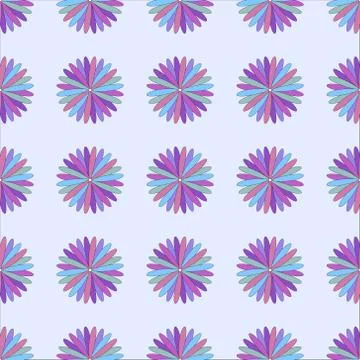Flower seamless pattern illustration  decorative, design, element Stock Illustration