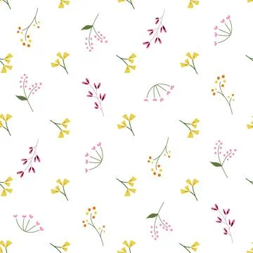 Flower seamless pattern. Tender soft pastel colors pattern.  For wallpaper,.. Stock Illustration