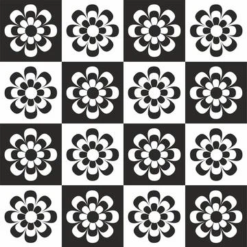 Flower seamless pattern. Vector illustration. Stock Illustration