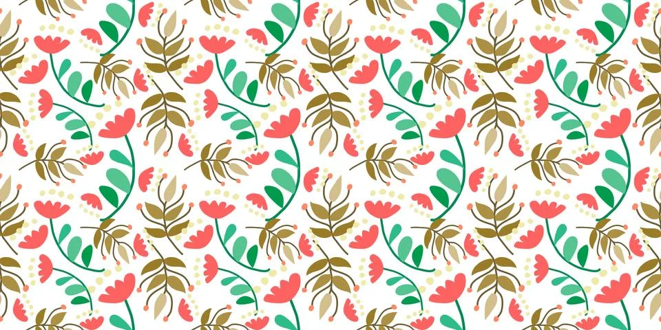 Flower seamless pattern10 Illustrazione stock