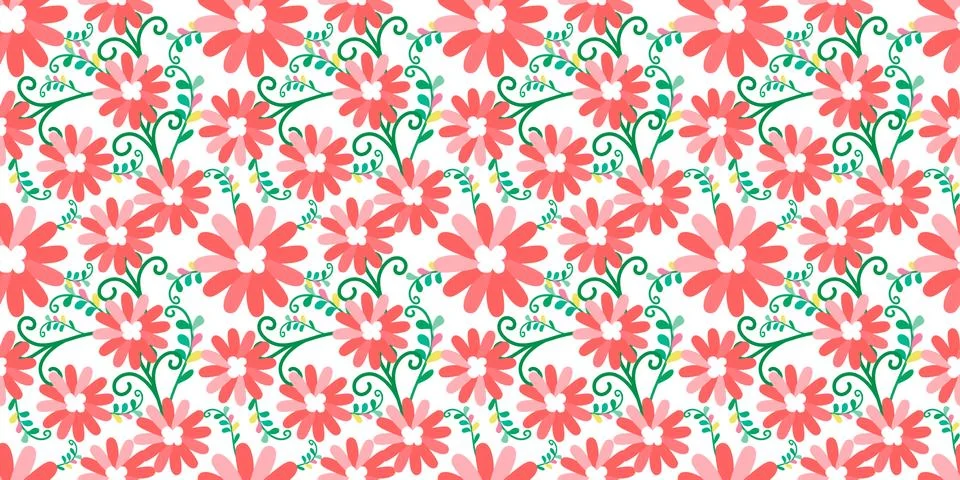 Flower seamless pattern2 Stock-Illustration