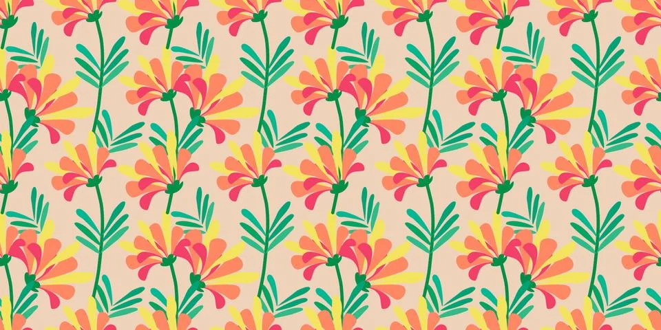Flower seamless pattern3 Stock-Illustration