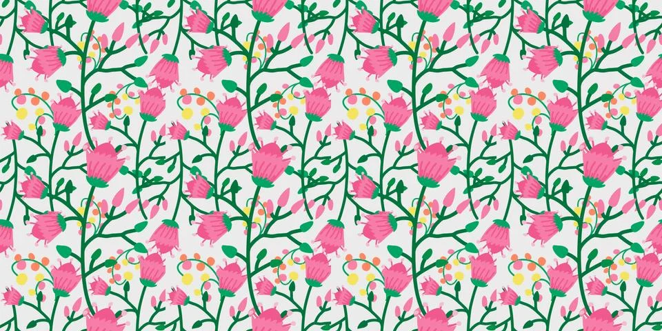 Flower seamless pattern4 Stock-Illustration