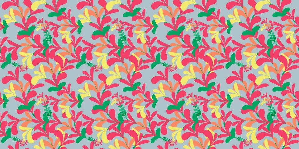 Flower seamless pattern5 Stock Illustration