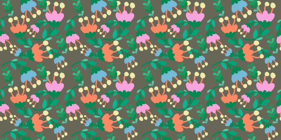 Flower seamless pattern8 Stock-Illustration