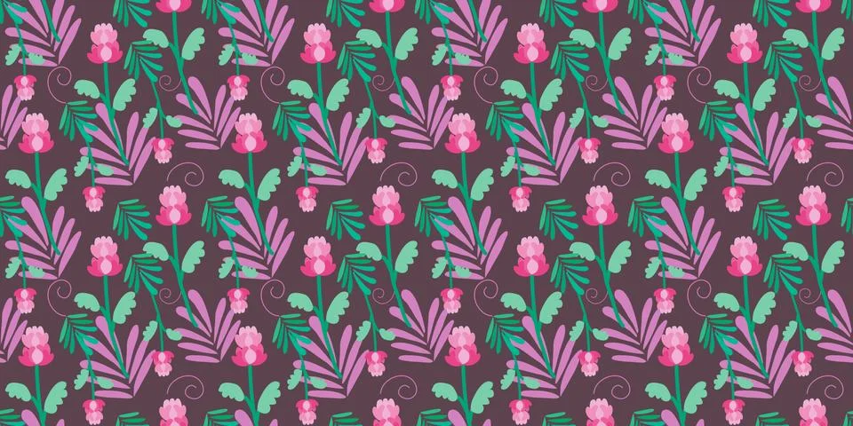 Flower seamless pattern9 Stock-Illustration