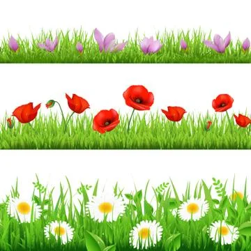 Flower set Stock Illustration