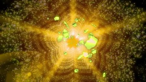 Flower shape light glow stroke neon flicker particle loop animation Vídeos de archivo 152922448