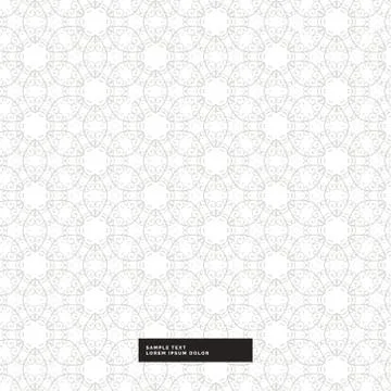 Flower shape pattern background Illustrazione stock