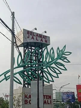 Flower-shaped border building made of iron Stock Photos