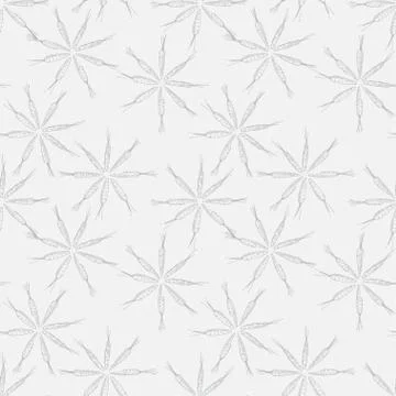 Flower shaped carrot seamless pattern. Vector graphics. White background 스톡 일러스트