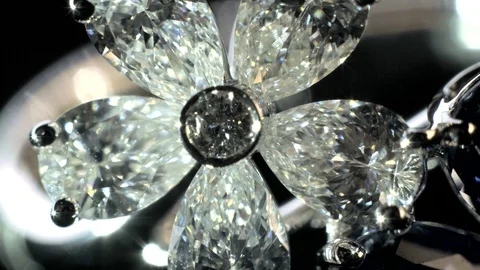 Flower Shaped Ring Stock Footage 94236525