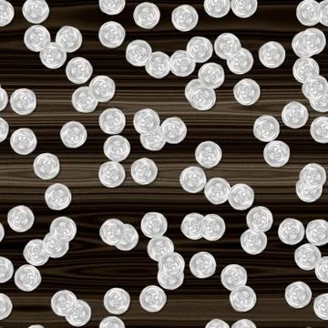 Flower shapes with seamless generated texture background Stock Illustration