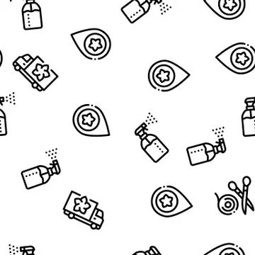 Flower Shop Boutique Seamless Pattern Vector 스톡 일러스트