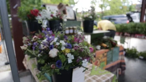 Flower shop Video stock 105420700