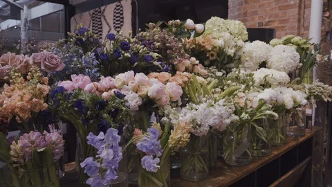 Flower shop Stock Footage 127705935
