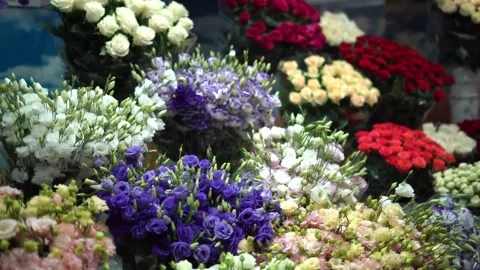Flower shop. Stock Footage 196482856