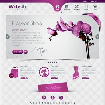 Flower shop Stock Illustration