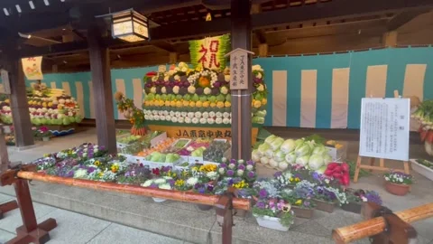 Flower shrine 7 Stock Footage 236266346