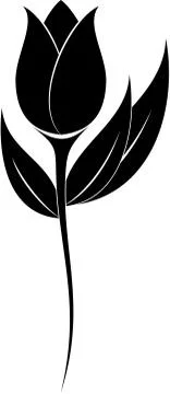 Flower Silhouette Stock Illustration