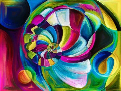 The Flower of Space Division Stockillustratie