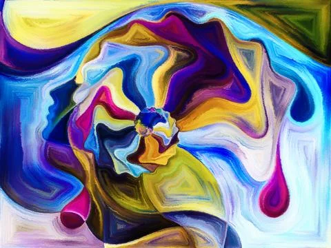 The Flower of Space Division Stock Illustration