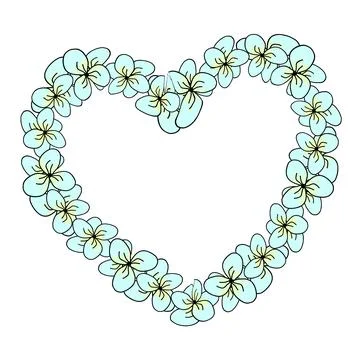 Flower spring hand drawn Stock Illustration