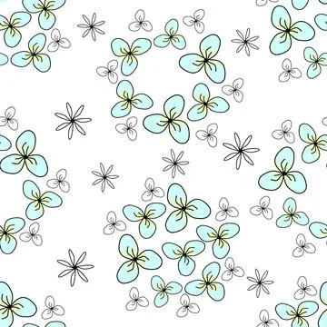 Flower spring hand drawn Stock Illustration