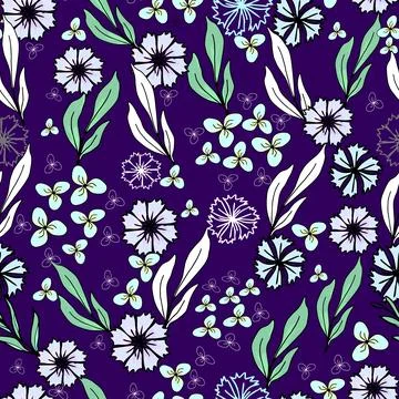Flower spring hand drawn Stock Illustration