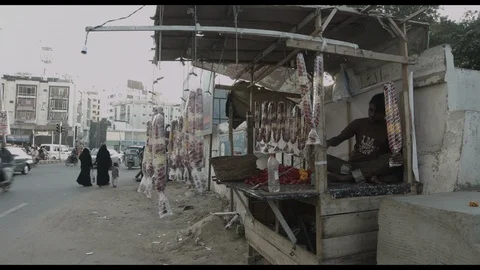 Flower Stall, Pakistan Stock Footage 101383408