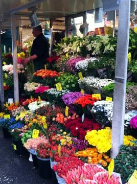 Flower Stall Stock Photos