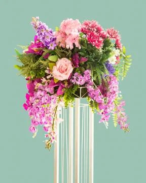 Flower on stand Stock Photos