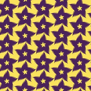 Flower star Stock Illustration