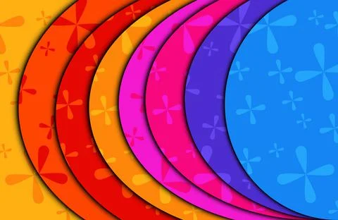 Flower steps Stock Illustration